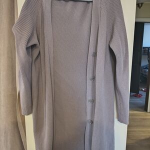 Joe Fresh Women's Ribbed Cardigan - Lavender